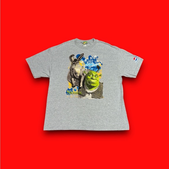 Vintage Shrek 2 What Are You Doing in My Swamp movie promo tee men’s XL - Picture 1 of 4